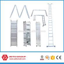 Escalera de doble propósito, escalera de aluminio, escalera multifuncional